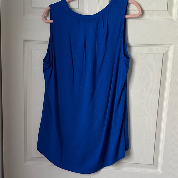 Crown & Ivy Royal Blue Sleeveless Blouse - Picture 3 of 6